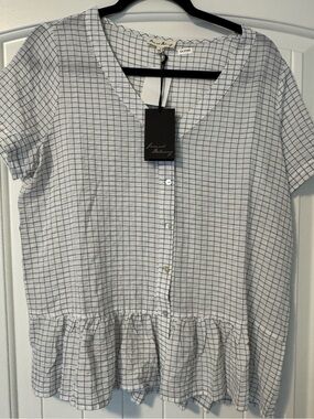 Jane & Delancey Oversize Summer Top NWT